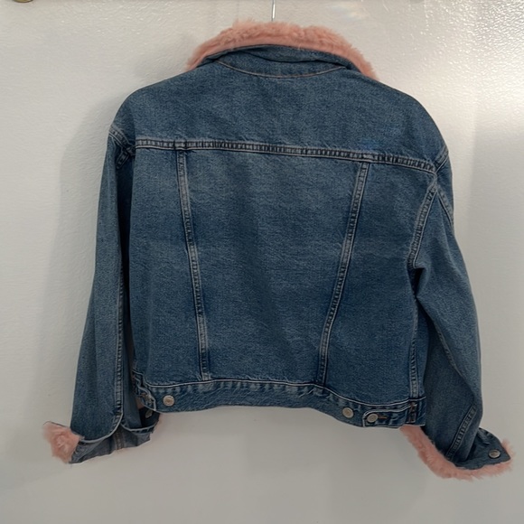 Fur lined denim jacket - Picture 4 of 4
